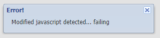 Failure to select files